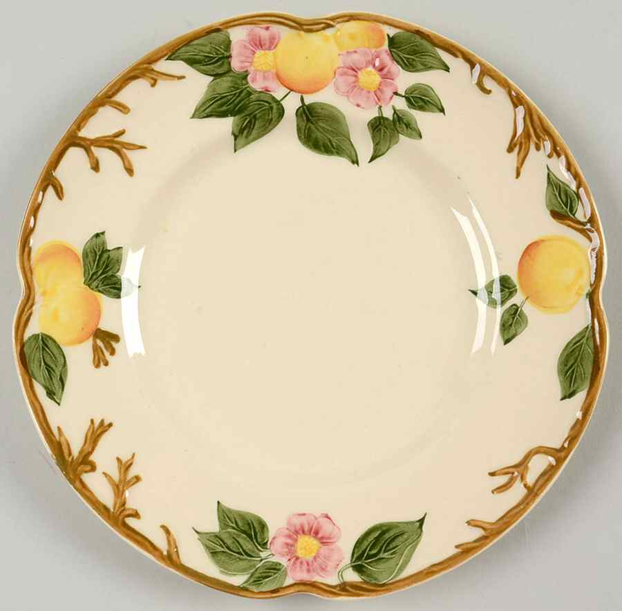 Peach Bloom Dessert/Pie Plate by Johnson Brothers-1