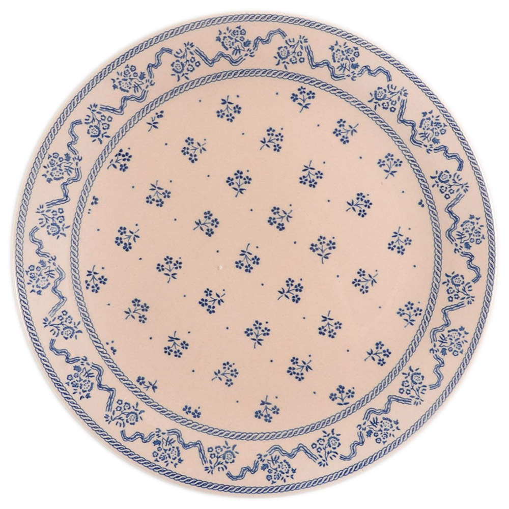Petite Fleur Blue Dinner Plate by Johnson Brothers-1