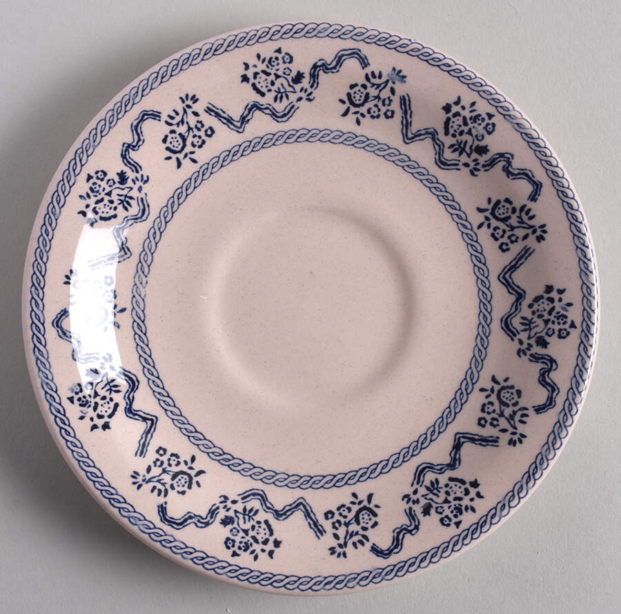 Petite Fleur Blue Saucer by Johnson Brothers-1
