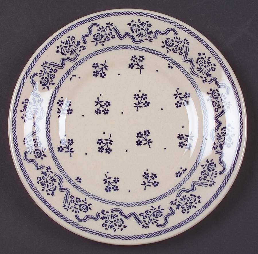 Petite Fleur Blue Underplate for Round Gravy Boat by Johnson Brothers-1