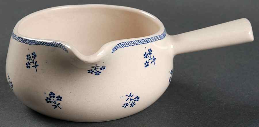 Petite Fleur Blue Round Gravy Boat by Johnson Brothers-1