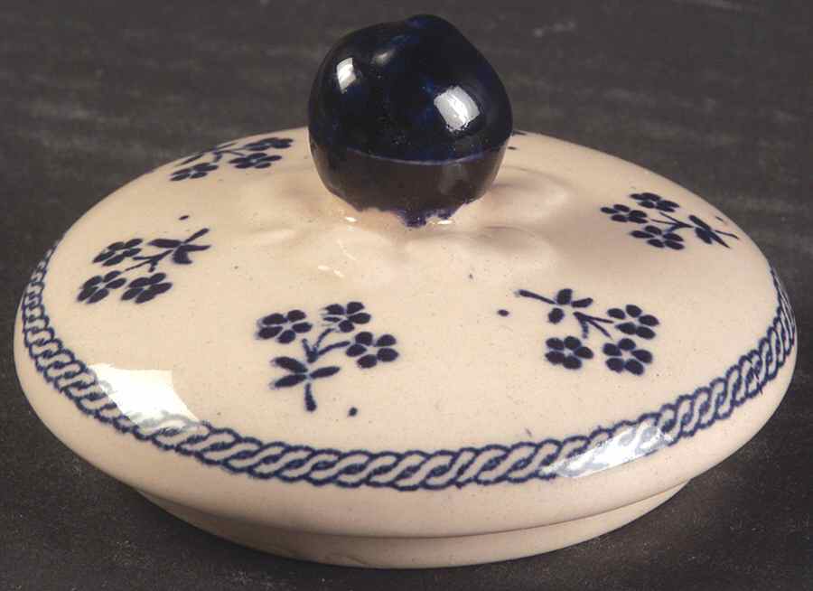 Petite Fleur Blue Lid for Sugar Bowl by Johnson Brothers-1