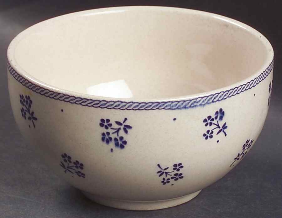 Petite Fleur Blue Open Sugar Bowl by Johnson Brothers-1