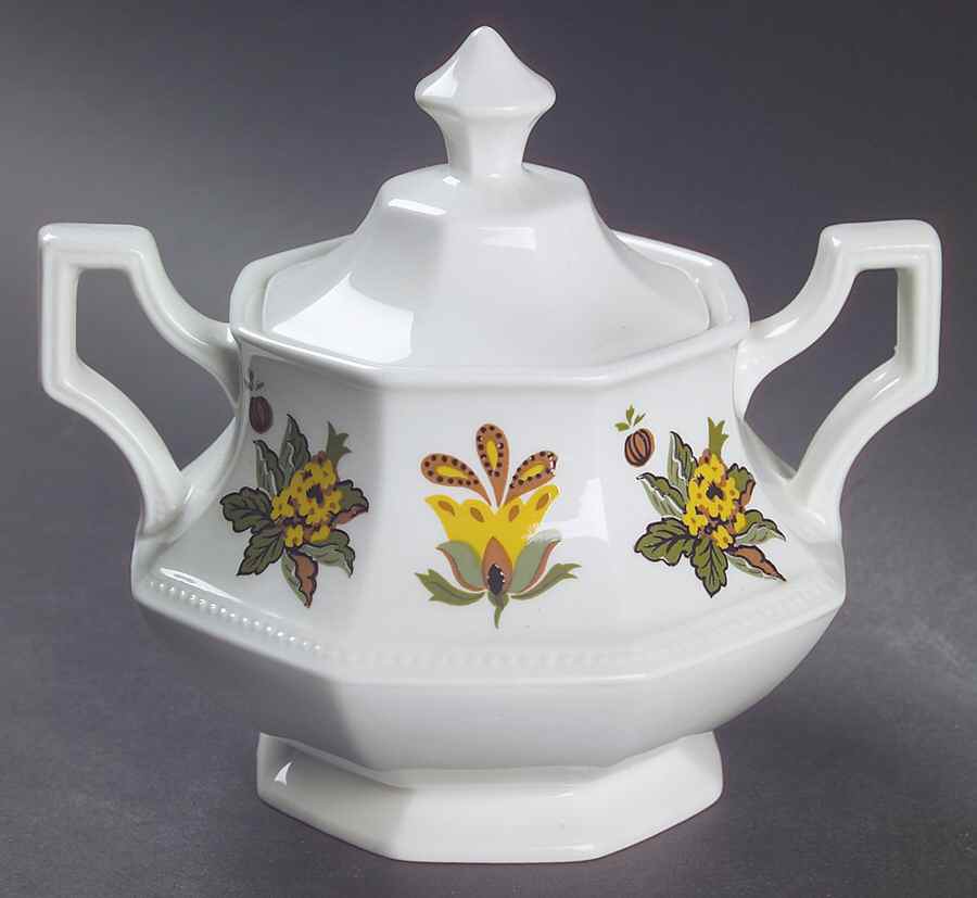 Persian Garden Sugar Bowl & Lid by Johnson Brothers-1