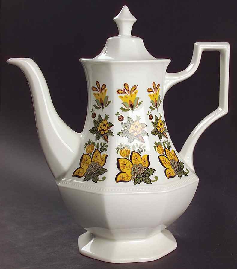 Persian Garden Coffee Pot & Lid by Johnson Brothers-1