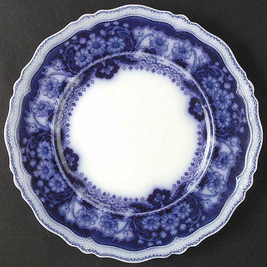 Pekin (Flow Blue) Dinner Plate by Johnson Brothers-1