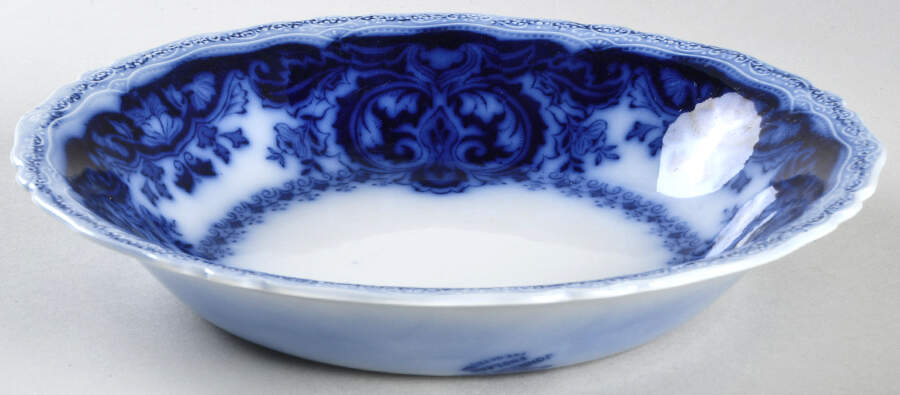 Persian (Flow Blue) Coupe Soup Bowl by Johnson Brothers-1