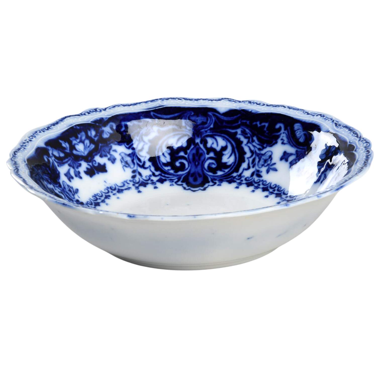 Persian (Flow Blue) Coupe Cereal Bowl by Johnson Brothers-1