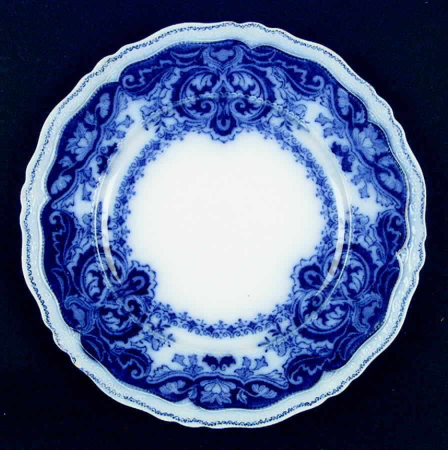 Persian (Flow Blue) Dinner Plate by Johnson Brothers-1