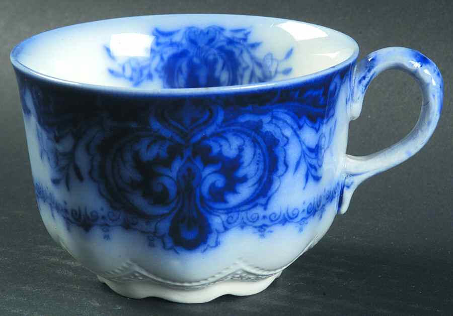 Persian (Flow Blue) Flat Cup by Johnson Brothers-1