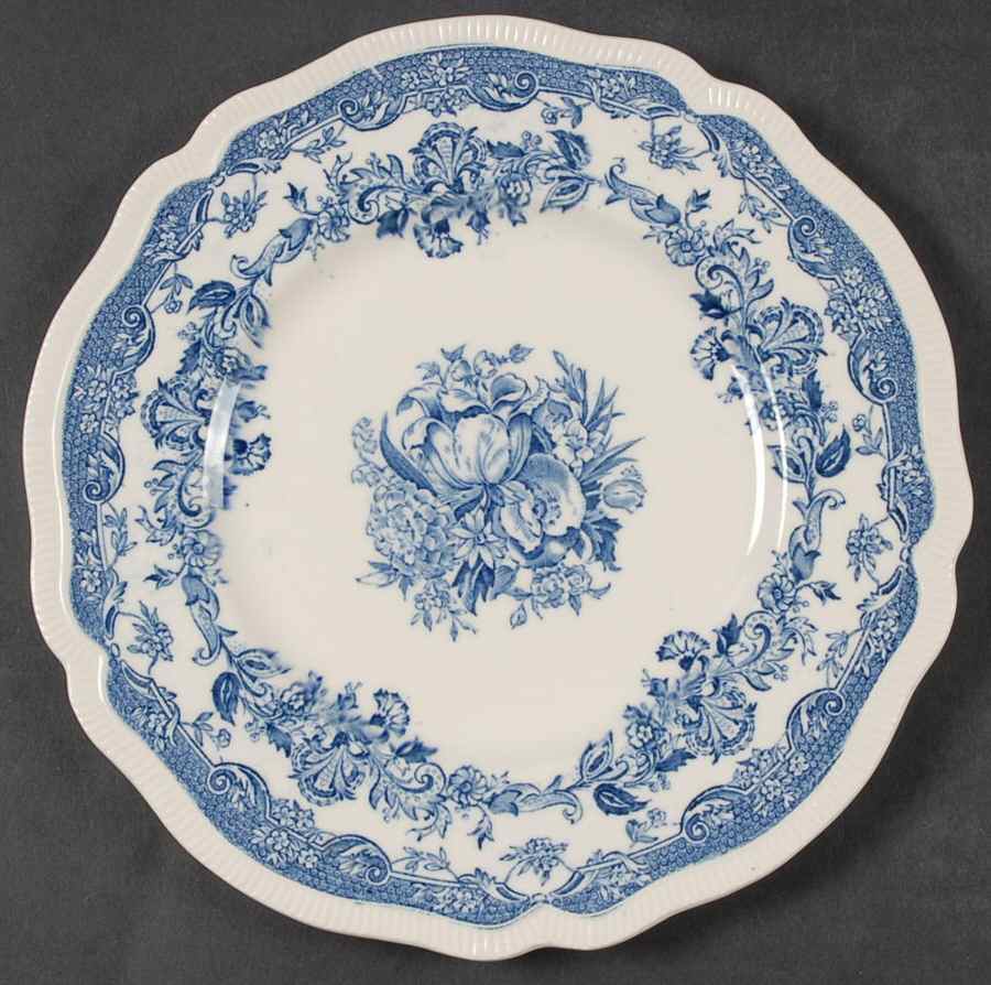 Persian Tulip Blue Salad Plate by Johnson Brothers-1