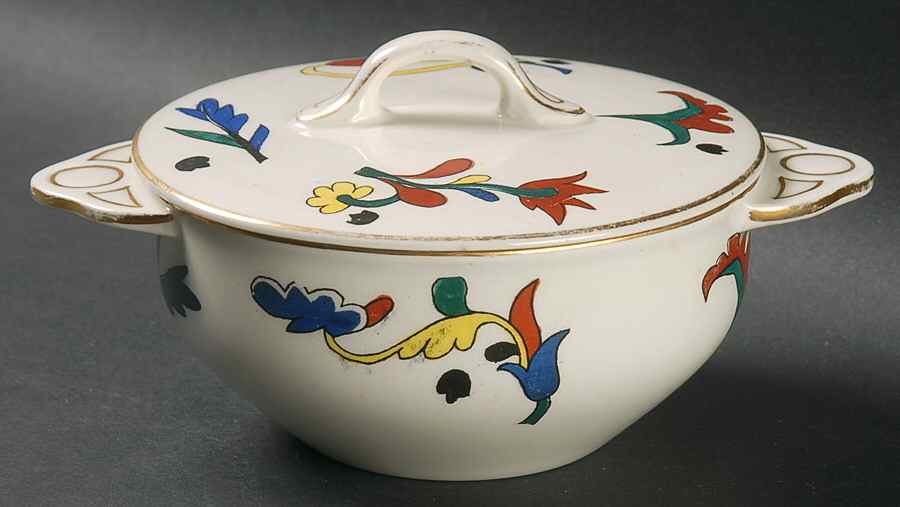 Petroushka (Pareek) Sugar Bowl & Lid by Johnson Brothers-1