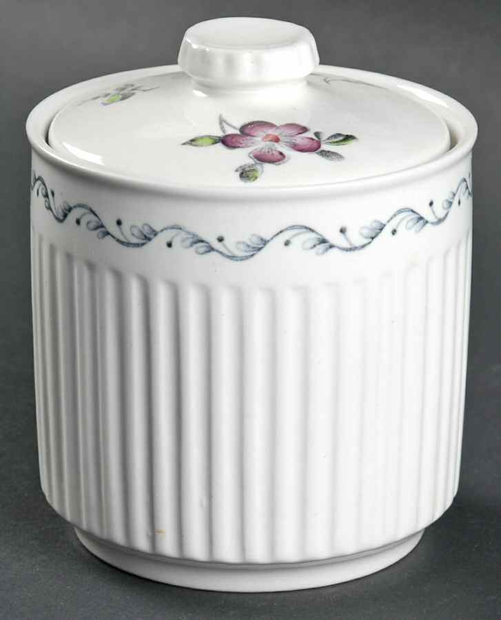 Plum Blossom Sugar Bowl & Lid by Johnson Brothers-1