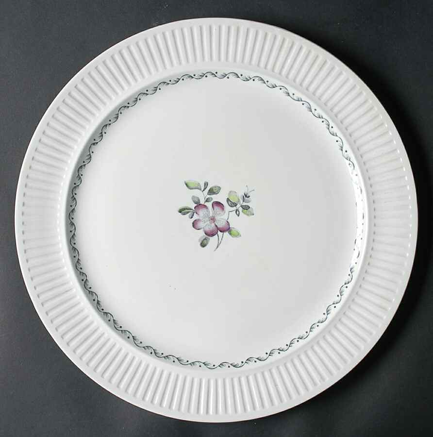 Plum Blossom 12" Chop Plate (Round Platter) by Johnson Brothers-1