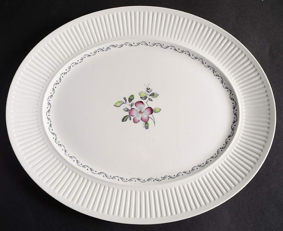 Plum Blossom 13" Oval Serving Platter by Johnson Brothers-1