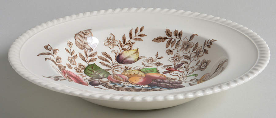 Pomona (Old English) Large Rim Soup Bowl by Johnson Brothers-1