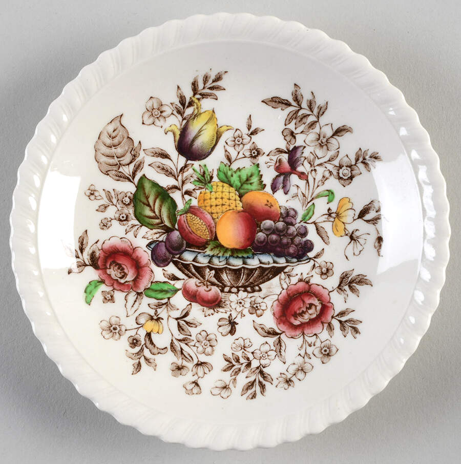 Pomona (Old English) Saucer for Flat Cup by Johnson Brothers-1