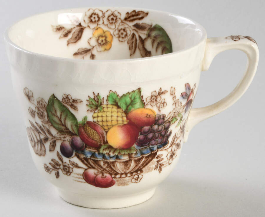 Pomona (Old English) Flat Cup by Johnson Brothers-1