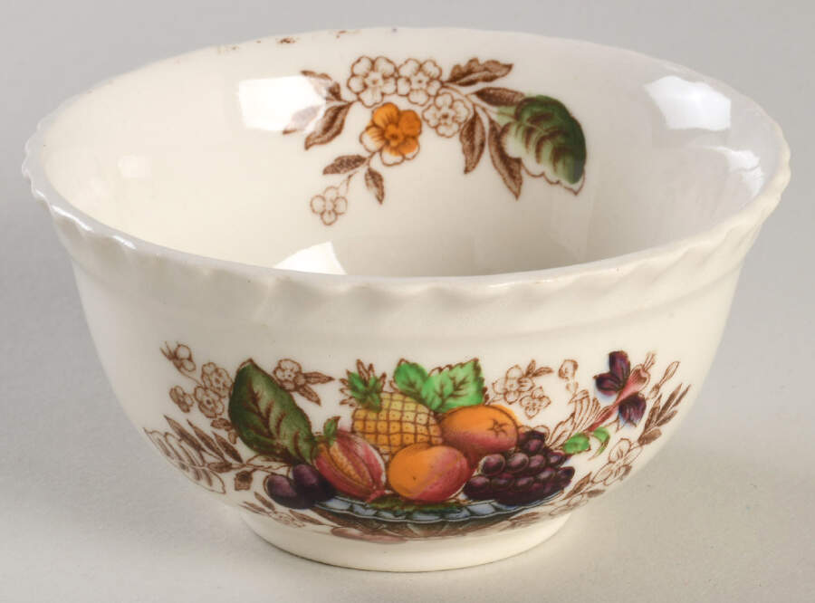 Pomona (Old English) Mini Open Sugar Bowl by Johnson Brothers-1