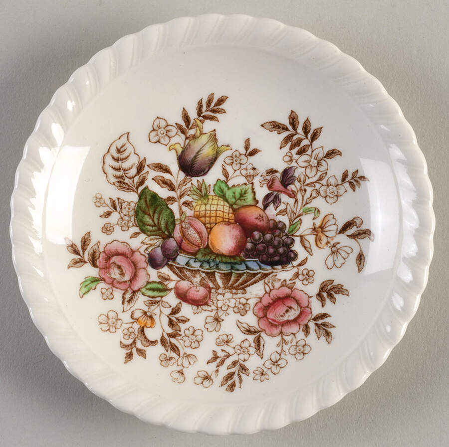 Pomona (Old English) Saucer for Demitasse Cup by Johnson Brothers-1