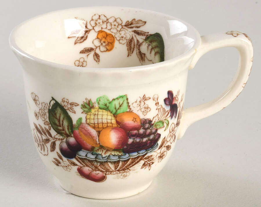 Pomona (Old English) Flat Demitasse Cup by Johnson Brothers-1