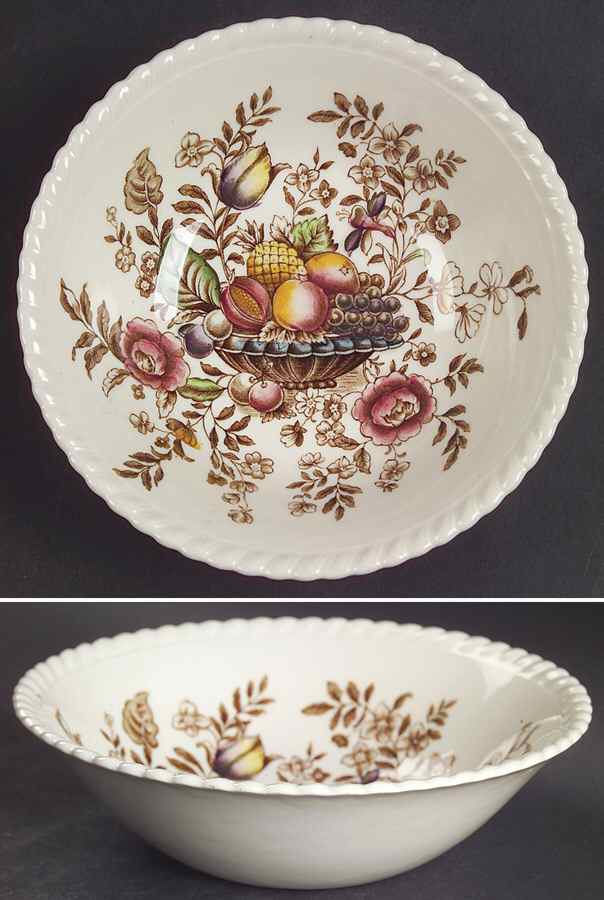 Pomona (Old English) Coupe Cereal Bowl by Johnson Brothers-1