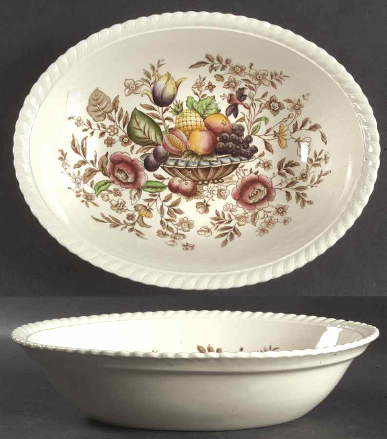 Pomona (Old English) 9" Oval Vegetable Bowl by Johnson Brothers-1