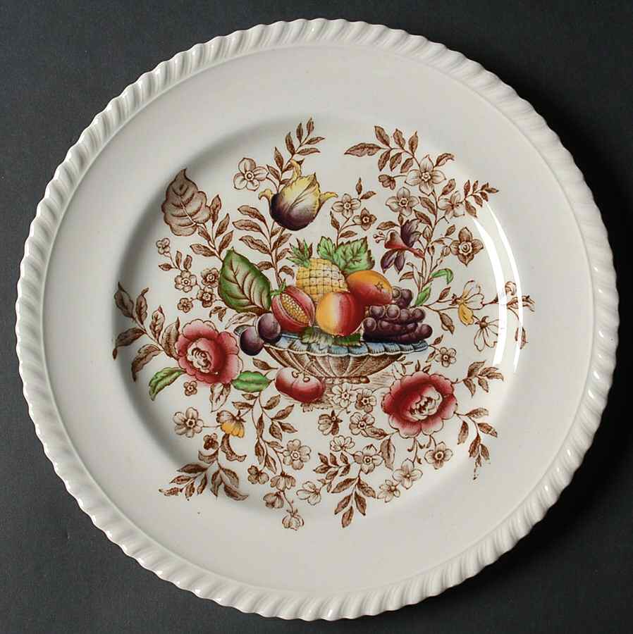 Pomona (Old English) Luncheon Plate by Johnson Brothers-1