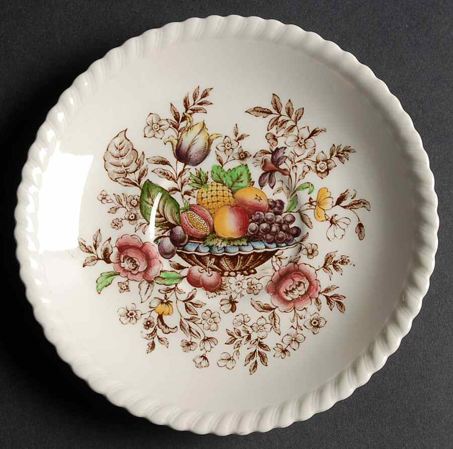 Pomona (Old English) Saucer for Cream Soup Bowl by Johnson Brothers-1