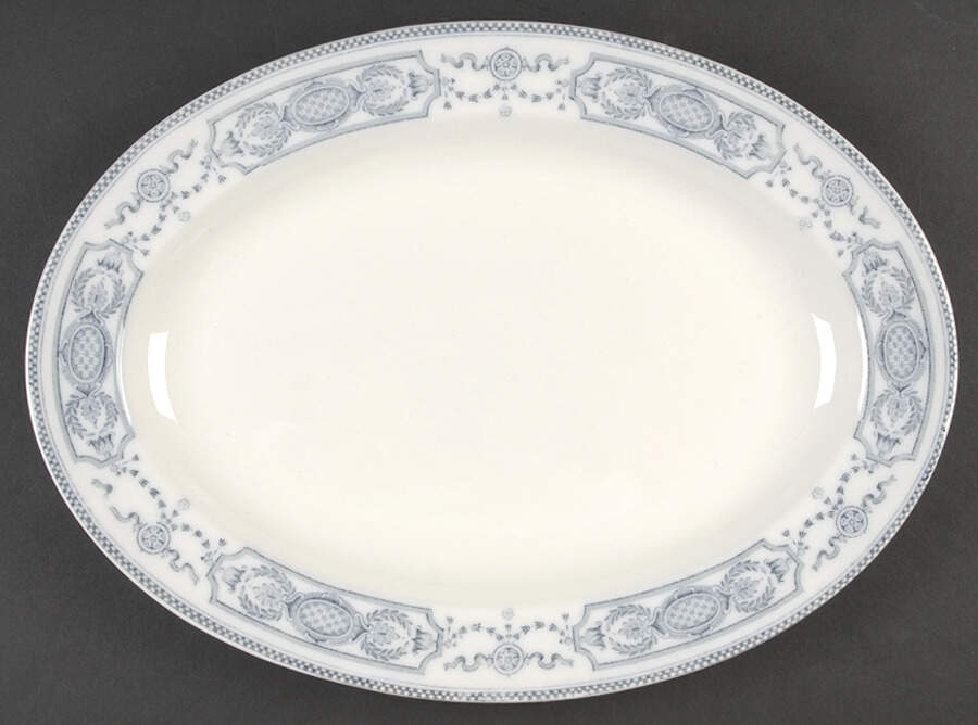 The Pontracina 14" Oval Serving Platter by Johnson Brothers-1