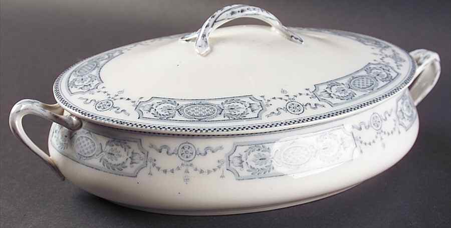 The Pontracina Oval Covered Vegetable by Johnson Brothers-1