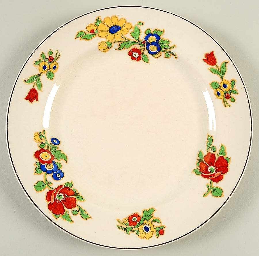 Poppy Luncheon Plate by Johnson Brothers-1
