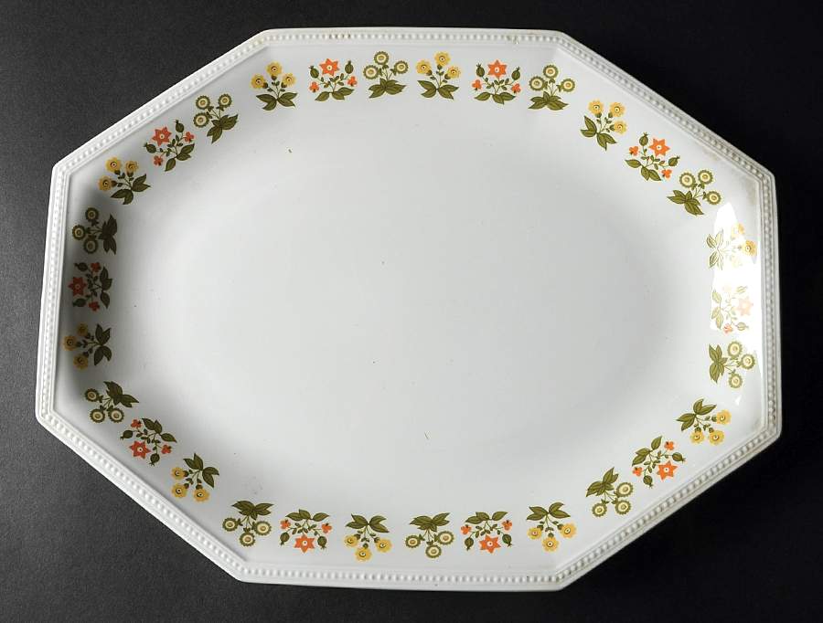 Posy 13" Oval Serving Platter by Johnson Brothers-1