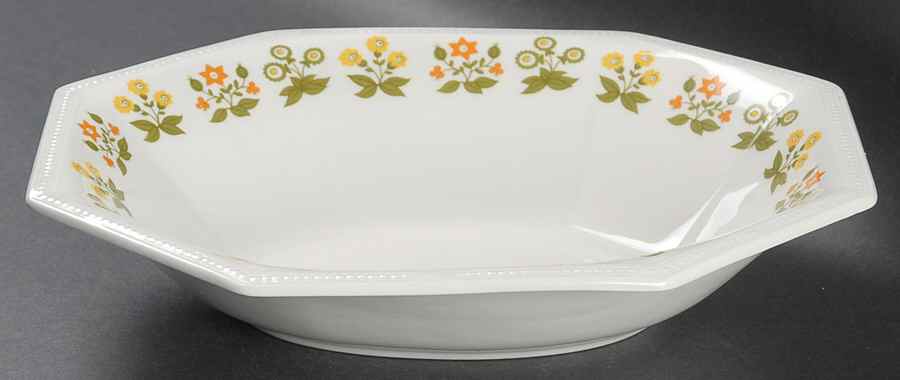 Posy 9" Oval Vegetable Bowl by Johnson Brothers-1
