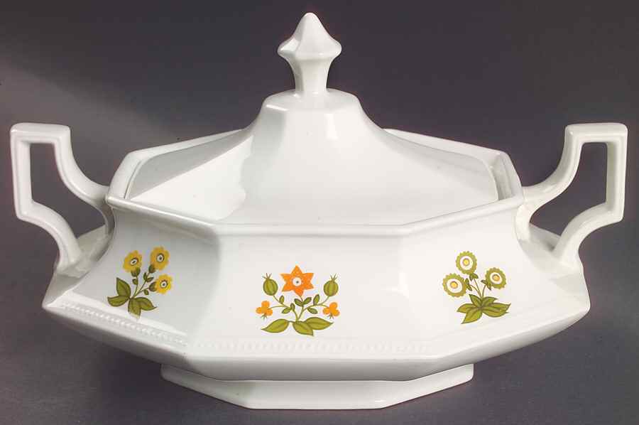 Posy Oval Covered Vegetable by Johnson Brothers-1