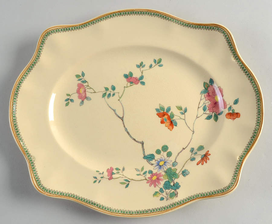 Princess Mary 12" Oval Serving Platter by Johnson Brothers-1