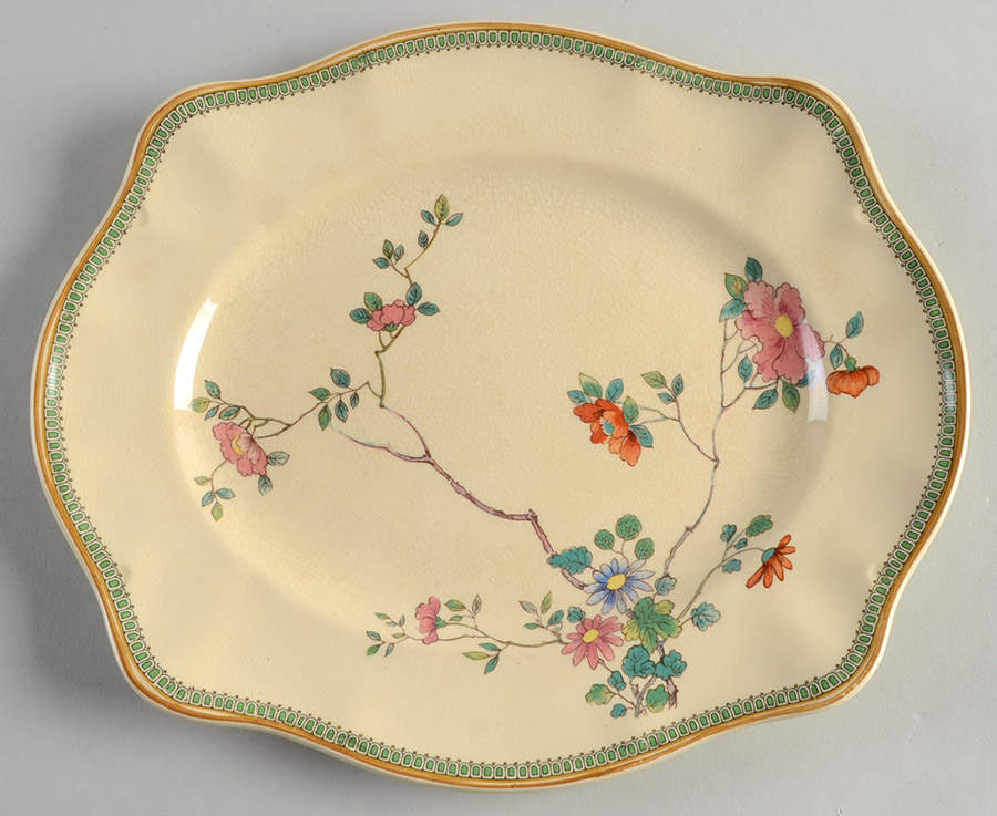 Princess Mary 10" Oval Serving Platter by Johnson Brothers-1
