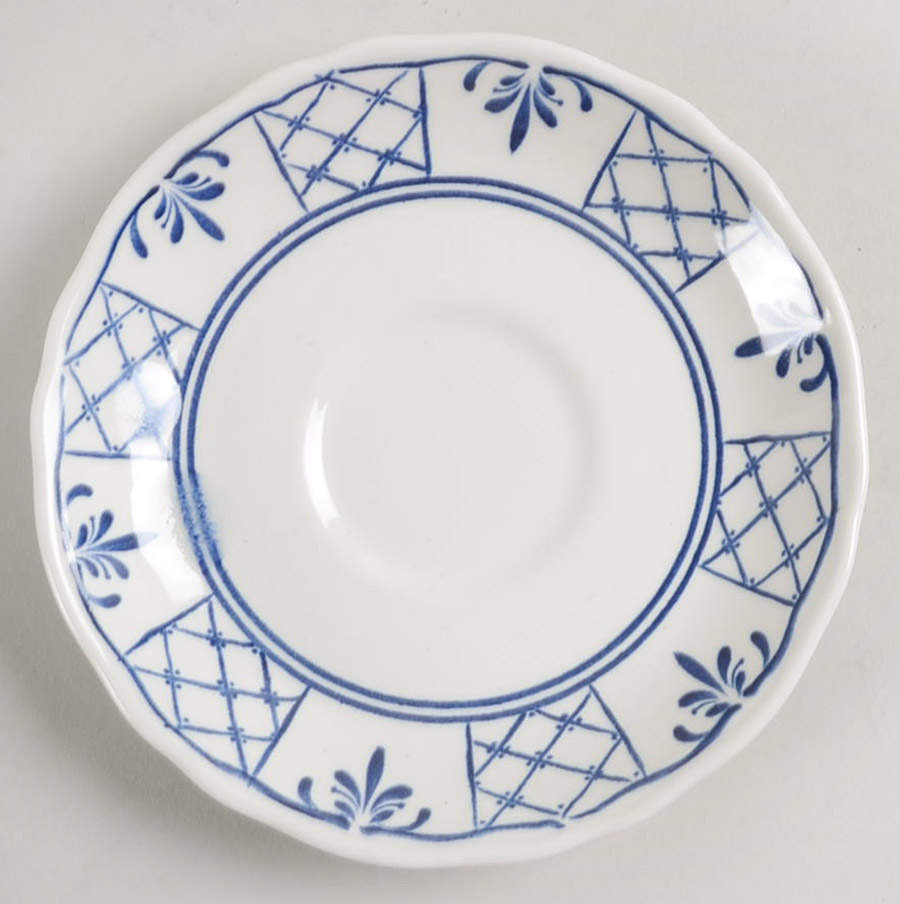 Provincial (Scalloped Edge) Saucer by Johnson Brothers-1