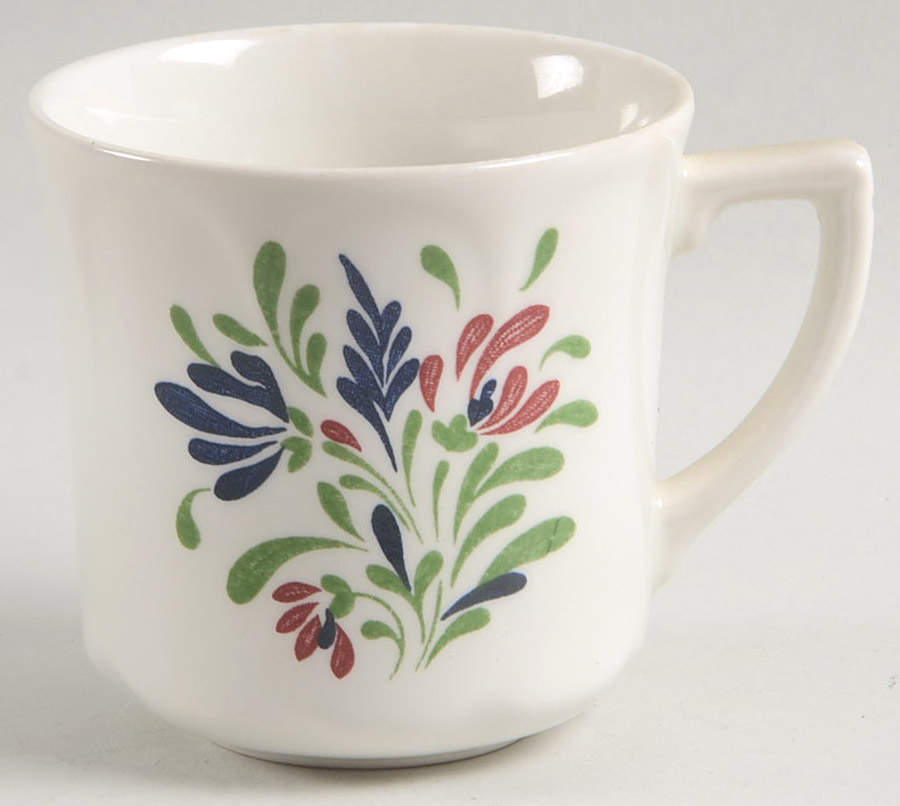 Provincial (Scalloped Edge) Flat Cup by Johnson Brothers-1