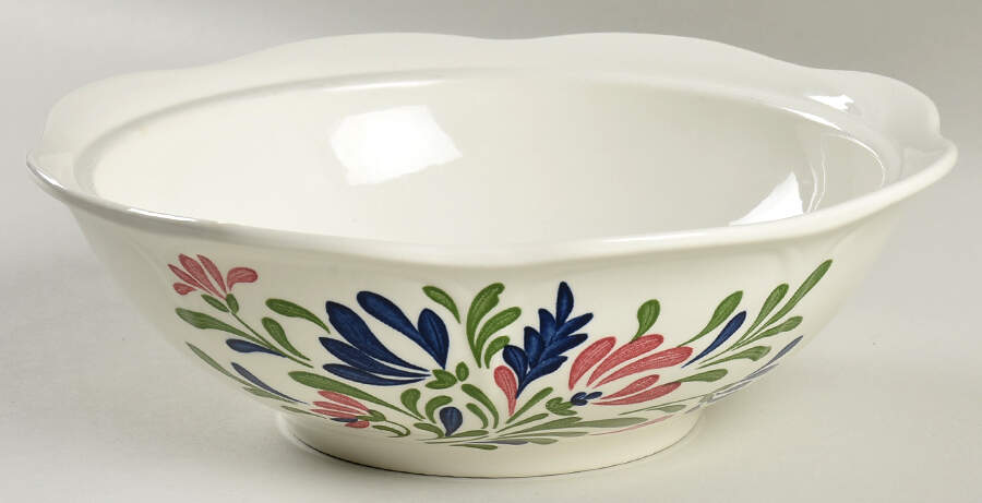 Provincial (Scalloped Edge) Round Vegetable No Lid by Johnson Brothers-1