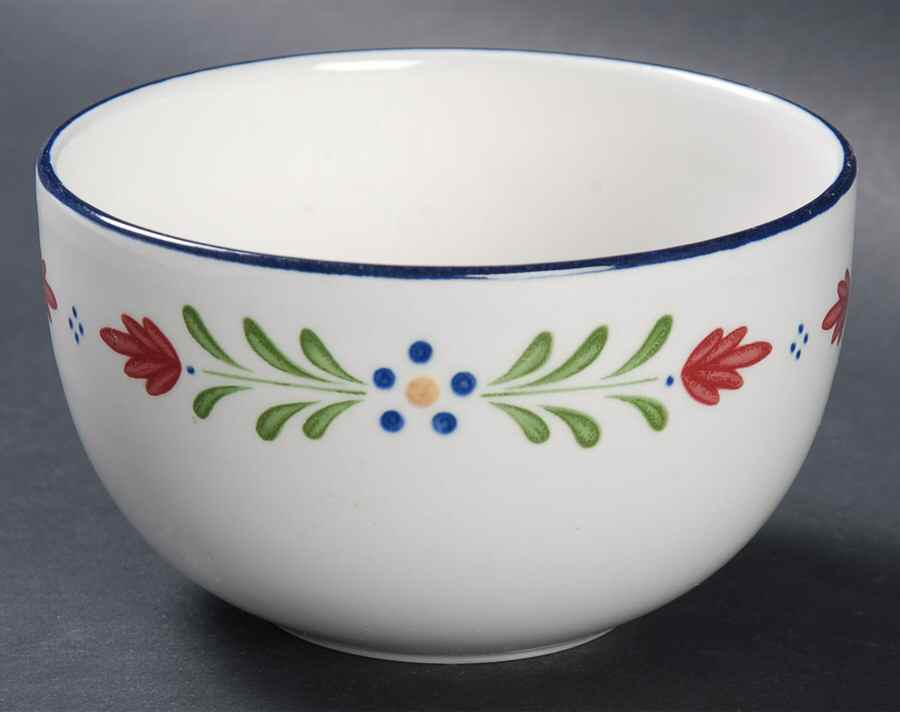 Provincial (Smooth Edge) Open Sugar Bowl by Johnson Brothers-1