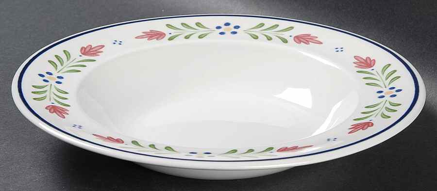 Provincial (Smooth Edge) Rim Soup Bowl by Johnson Brothers-1
