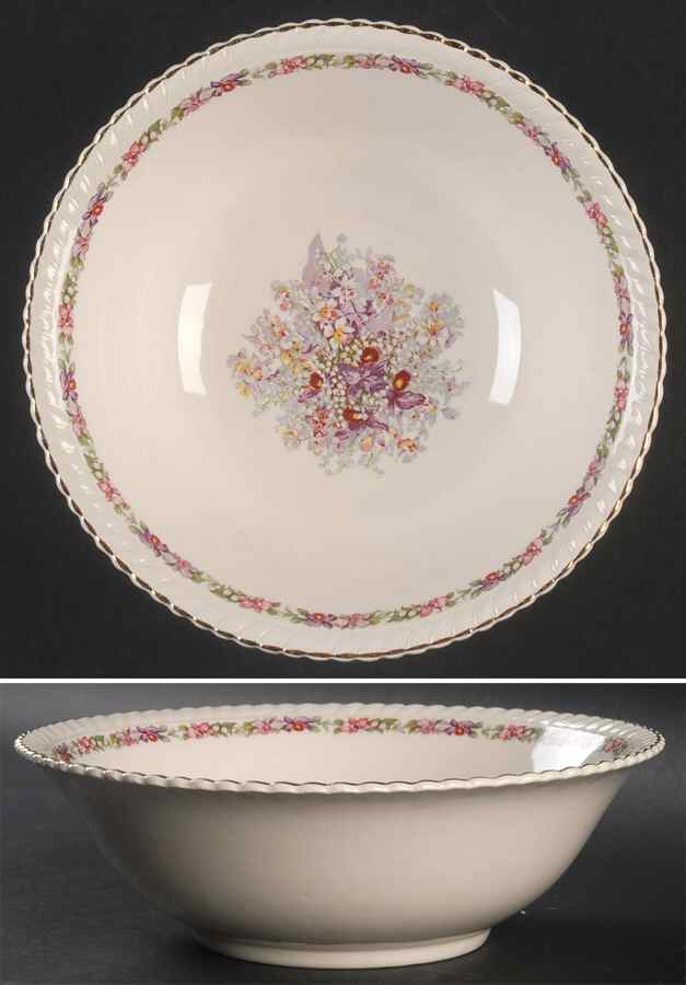 Queen's Bouquet 8" Round Vegetable Bowl by Johnson Brothers-1