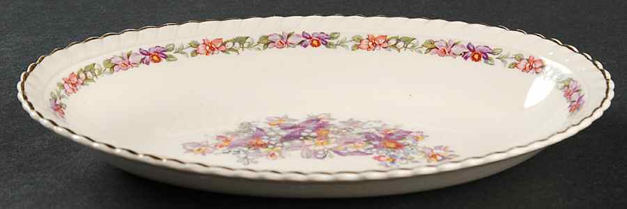 Queen's Bouquet Relish/Gravy Underplate by Johnson Brothers-1