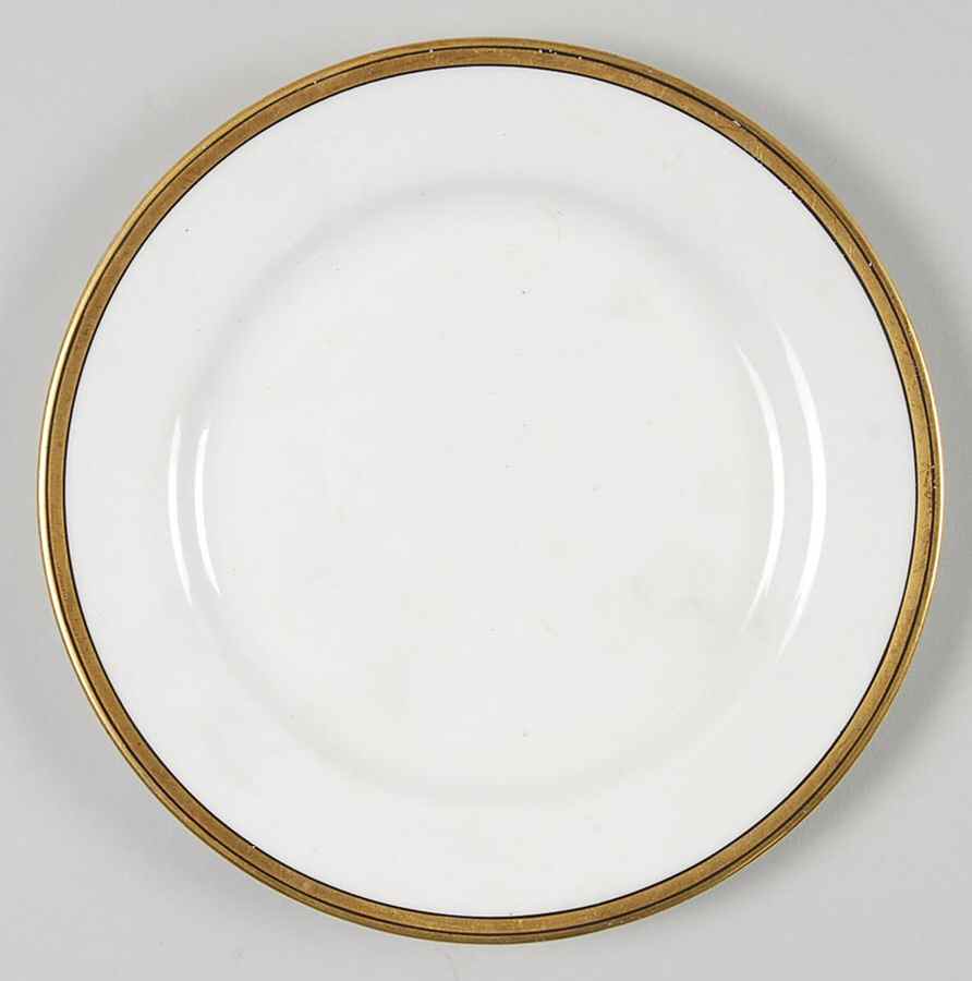Raleigh (Smooth, Two Black Rings) Bread & Butter Plate by Johnson Brothers-1