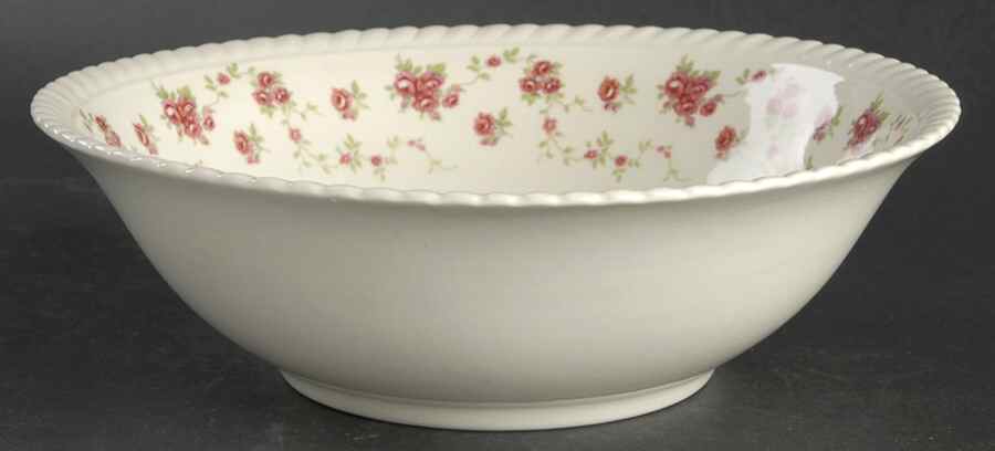 Rambler Rose 8" Round Vegetable Bowl by Johnson Brothers-1