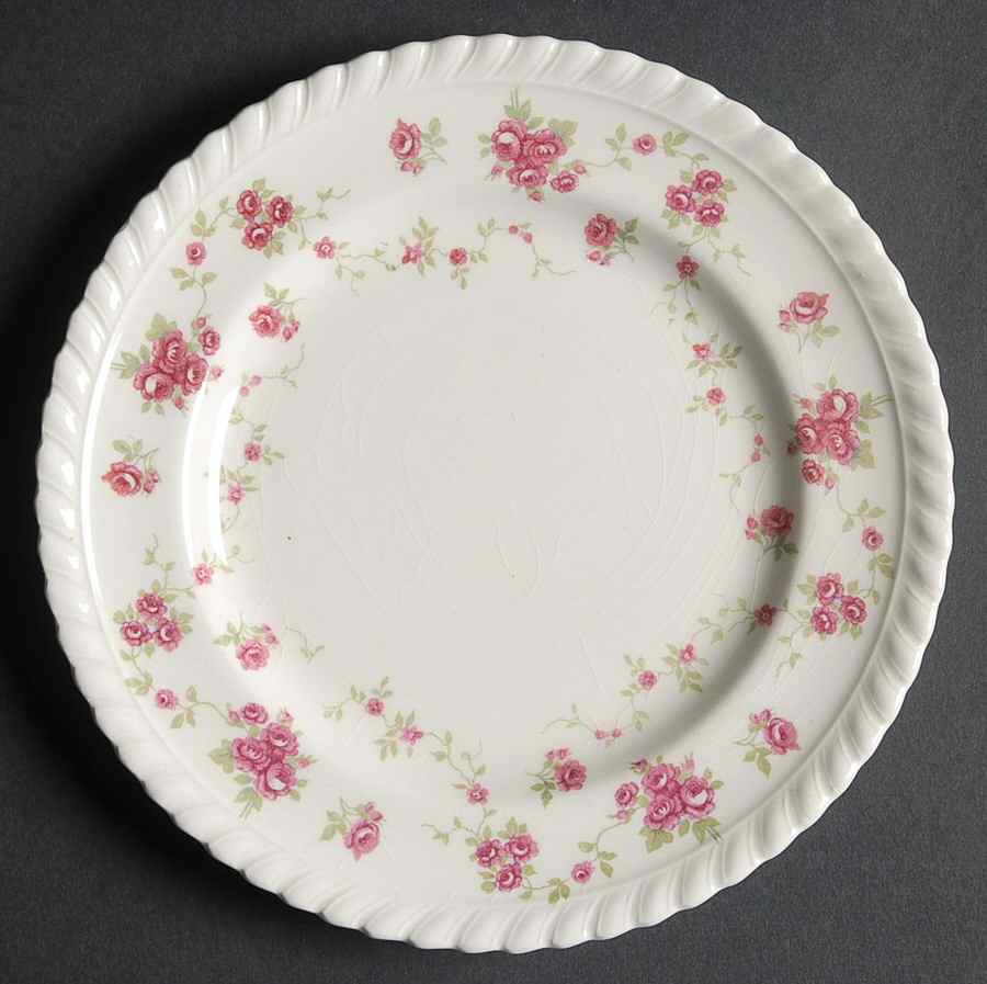 Rambler Rose Bread & Butter Plate by Johnson Brothers-1