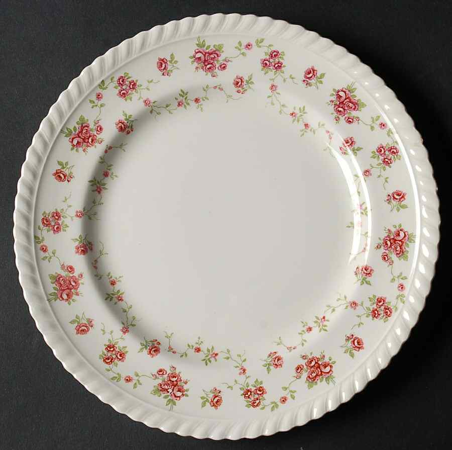 Rambler Rose Salad Plate by Johnson Brothers-1