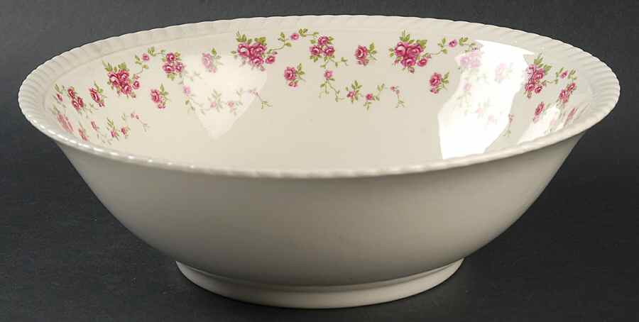 Rambler Rose 9" Round Vegetable Bowl by Johnson Brothers-1