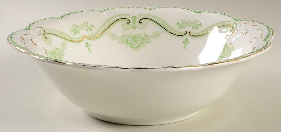 Regis Green 9" Round Vegetable Bowl by Johnson Brothers-1